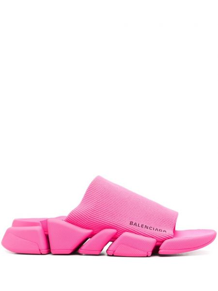 Painettu varvassandaalit Balenciaga pinkki