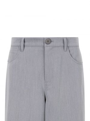 Rovné kalhoty relaxed fit Staud šedé