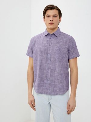 Рубашка Al Franco фиолетовая