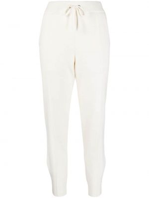 Pantalon de joggings en tricot Pringle Of Scotland blanc