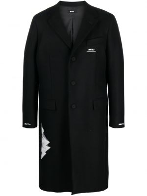 Mantel mit geknöpfter Msftsrep schwarz