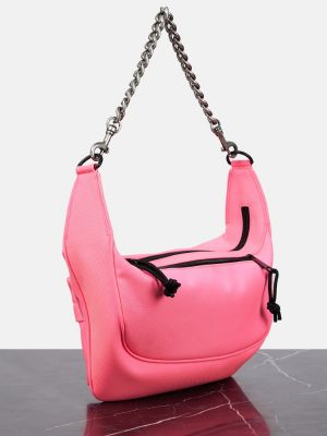 Nylónová kabelka Balenciaga ružová