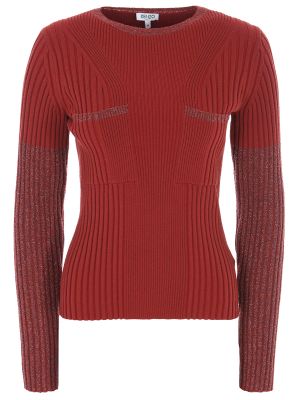 Бордовый шерстяной свитер Kenzo