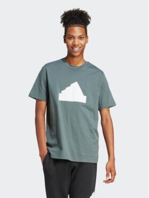 T-shirt de sport Adidas vert