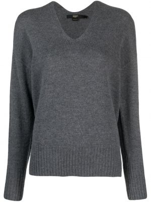 Pullover mit v-ausschnitt Seventy grau