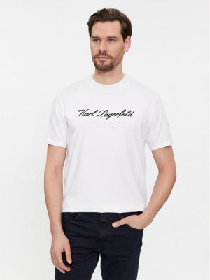 Marškinėliai Karl Lagerfeld balta