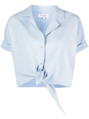 Košile s krátkým rukávem La Seine & Moi - Modrá