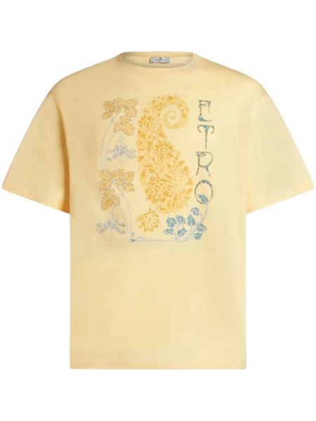 Jersey t-shirt mit print Etro