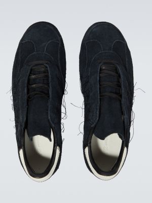 Sneakerși din piele de căprioară din piele Y-3 negru