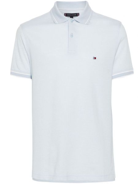 Poloshirt med broderier Tommy Hilfiger blå