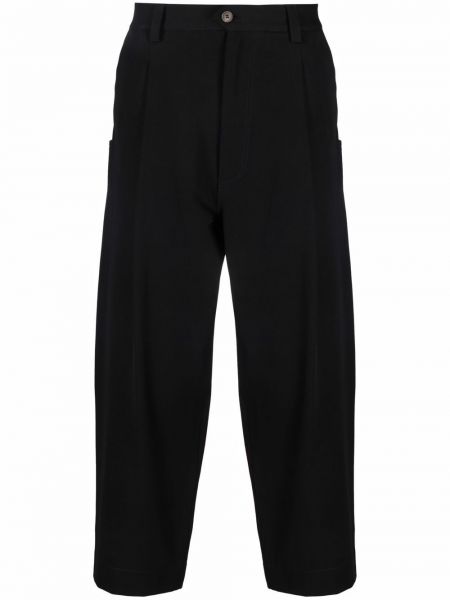 Pantalones rectos con bordado Société Anonyme negro