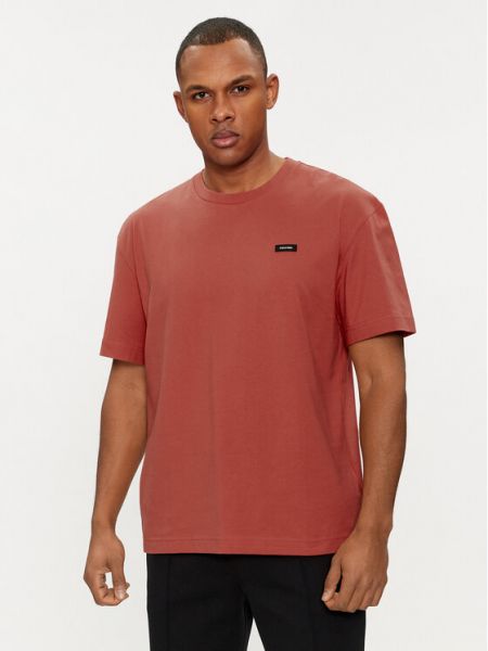 T-shirt Calvin Klein rosso