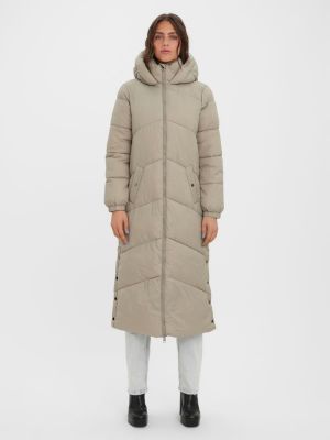 Zimný kabát Vero Moda béžová