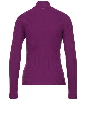 Tričko s dlhými rukávmi Hugo fialová