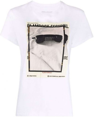 Camiseta con estampado Zadig&voltaire blanco