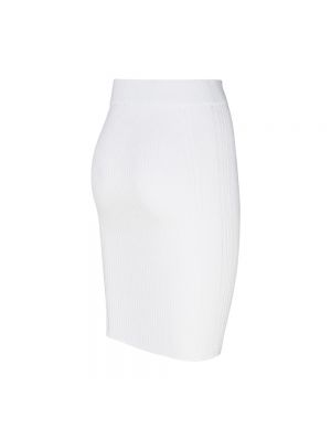 Falda de tubo Balmain blanco