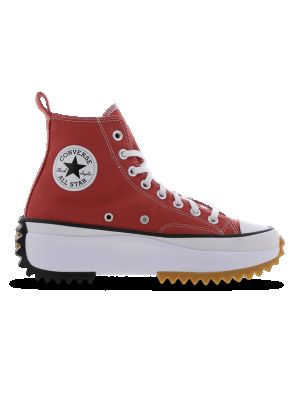 Stivali da neve con platform con motivo a stelle Converse rosso