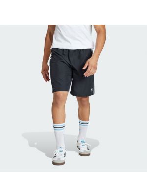 Shorts en coton oversize Adidas noir