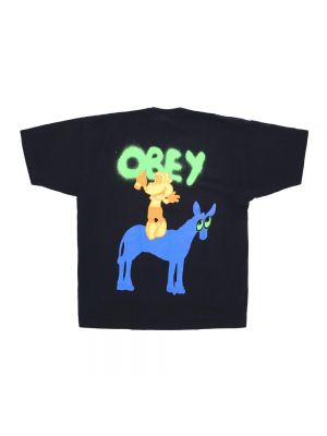 Streetwear hemd Obey schwarz