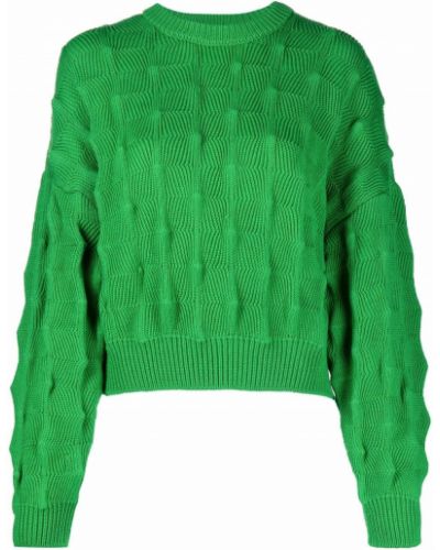 Jersey de punto de tela jersey Stella Mccartney verde