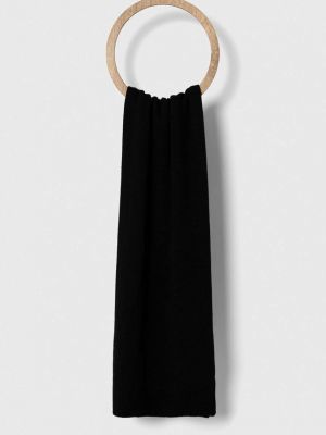 Vlněný šátek Sisley černý