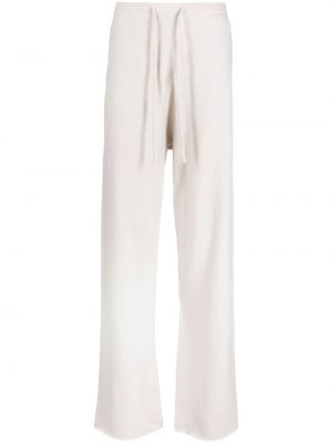Кашмирени прав панталон Extreme Cashmere бяло