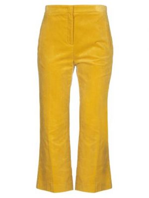 Pantalones de algodón M Missoni amarillo