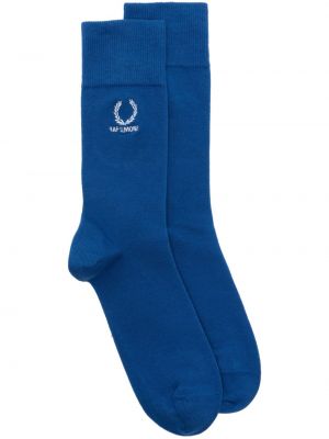 Slip-on чорапи бродирани Raf Simons X Fred Perry синьо