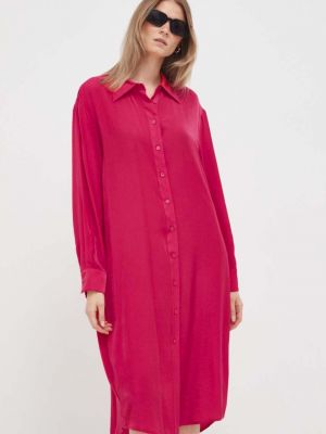 Midi šaty Sisley fialové