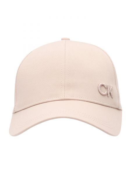 Kepurė Calvin Klein smėlinė