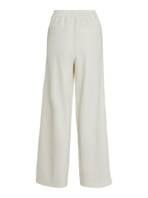 Широки панталони тип „марлен“ Vila бяло