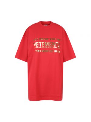 T-shirt Vetements - Czerwony