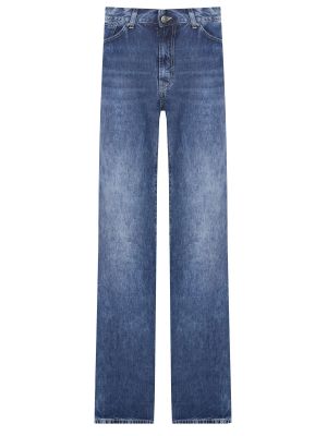 Прямые джинсы Dondup синие