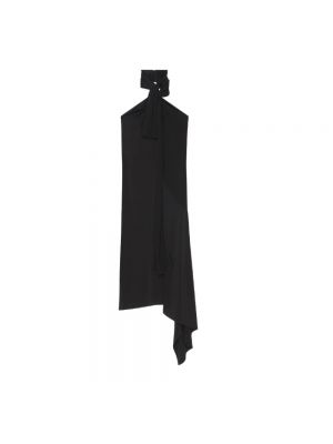 Robe mi-longue en crêpe Givenchy noir