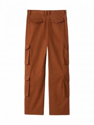 Прямые брюки Kenzo коричневые