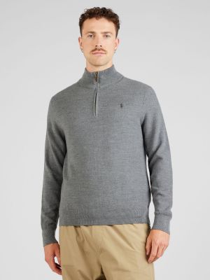 Džemperis ar augstu apkakli Polo Ralph Lauren pelēks