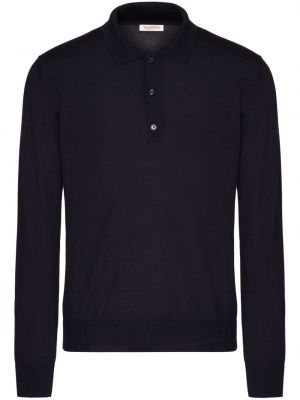 Siuvinėtas polo marškinėliai Valentino Garavani juoda
