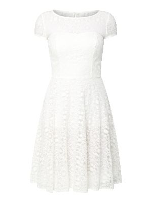 Biała sukienka midi Marie Noir