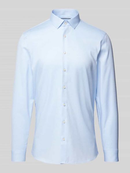 Koszula slim fit Olymp No. Six błękitna