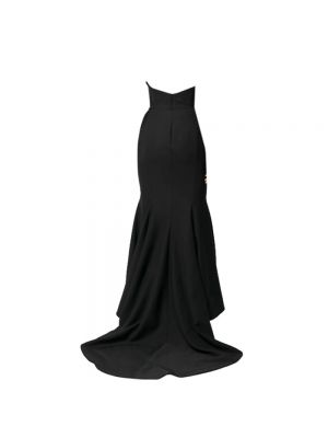Vestido de crepé Alexandre Vauthier negro