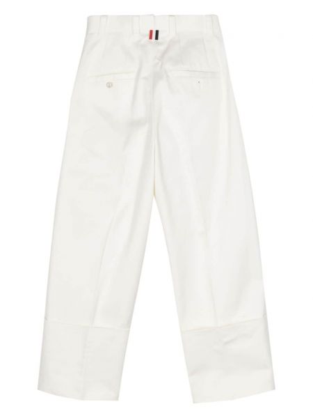 Spodnie Thom Browne białe