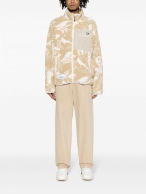 Fleece windjacke mit print mit camouflage-print Aape By *a Bathing Ape® beige