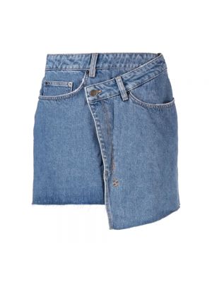 Spódnica jeansowa Ksubi niebieska