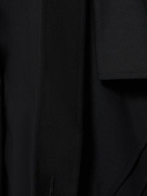 Geacă drapată Yohji Yamamoto negru