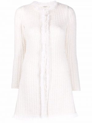 Плетен пуловер Charlott бяло