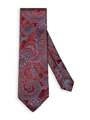 Жаккардовый шелковый галстук с узором пейсли Eton