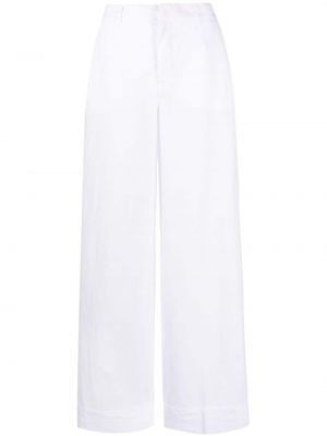 Pantaloni a vita alta Malo bianco