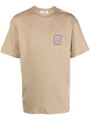 T-shirt aus baumwoll mit print Adish beige