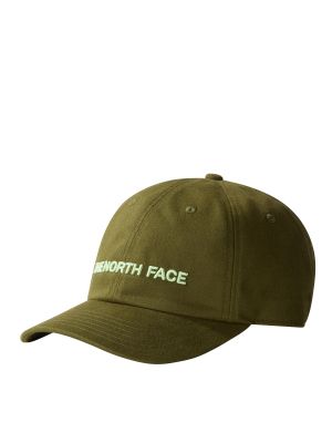 Шапка с козирки The North Face зелено