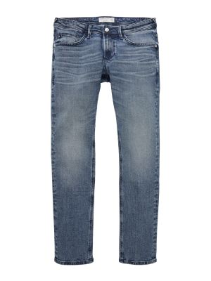 Plisované džínsy s rovným strihom Tom Tailor Denim modrá
